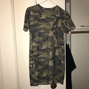 Camo print dress